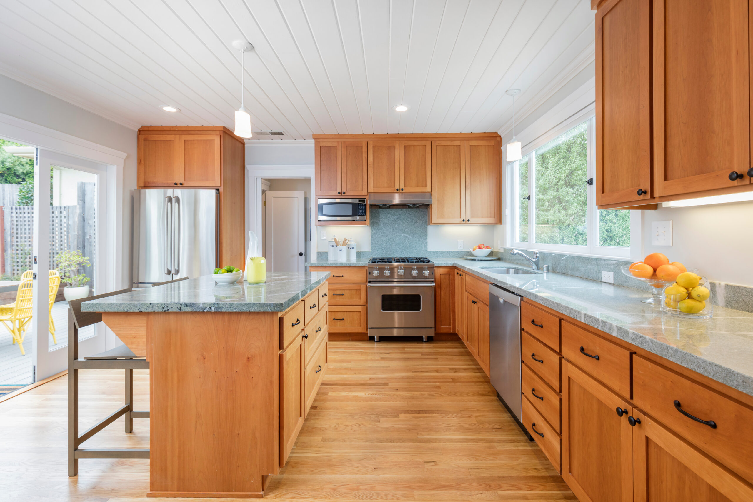 Custom cabinetry and kitchen storage solutions by Kellogg Construction
